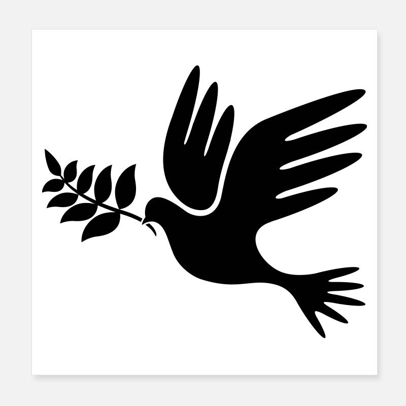 peace Poster 8" x 8" (20x20 cm)