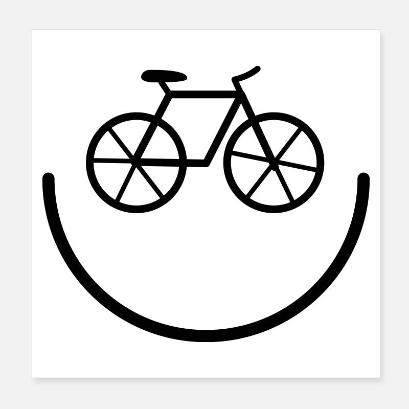 vélo Poster 20 x 20 cm