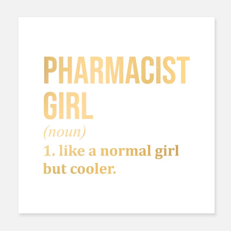 Apotheke Poster 20x20 cm