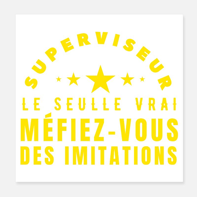 The Real Overseer Gift Idea Poster 8" x 8" (20x20 cm)