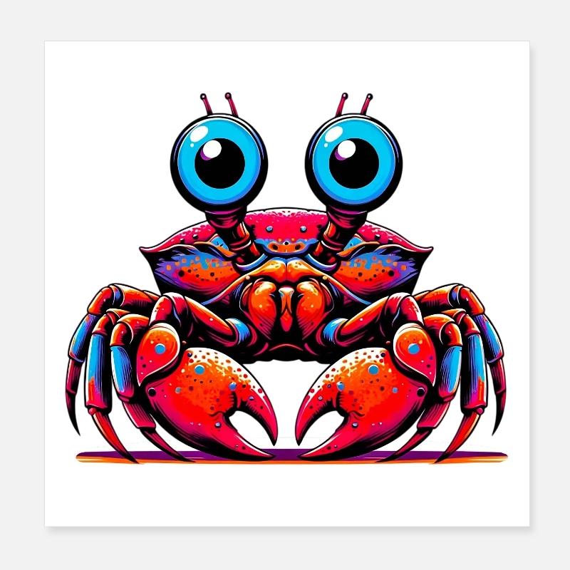 Crabe Poster 20 x 20 cm