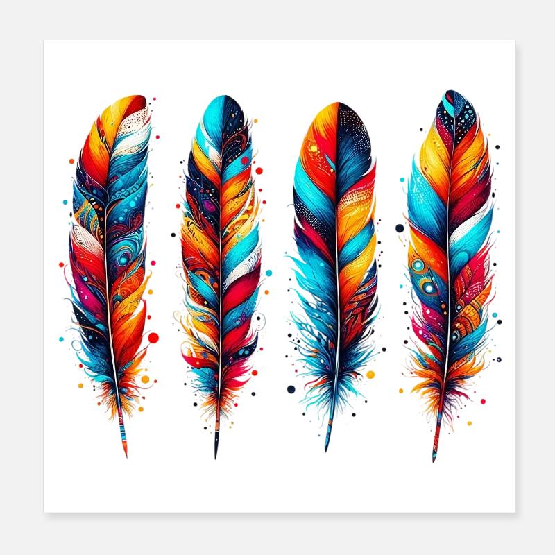 Plume Poster 20 x 20 cm