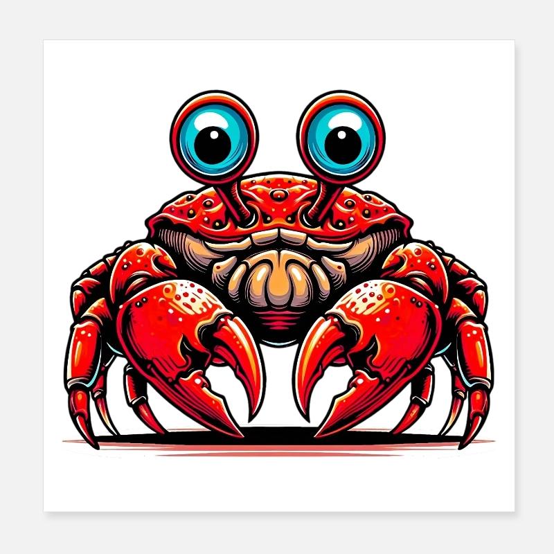 Crabe Poster 20 x 20 cm