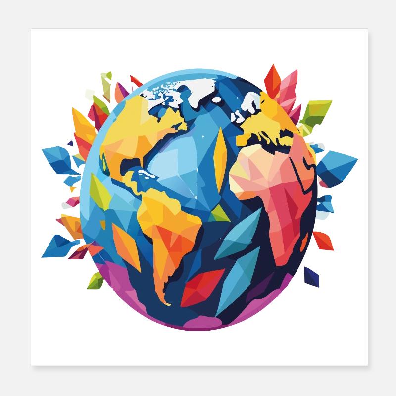 Terre Poster 20 x 20 cm