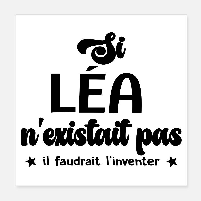 Lea personalisiertes Geschenk lea Poster 20x20 cm