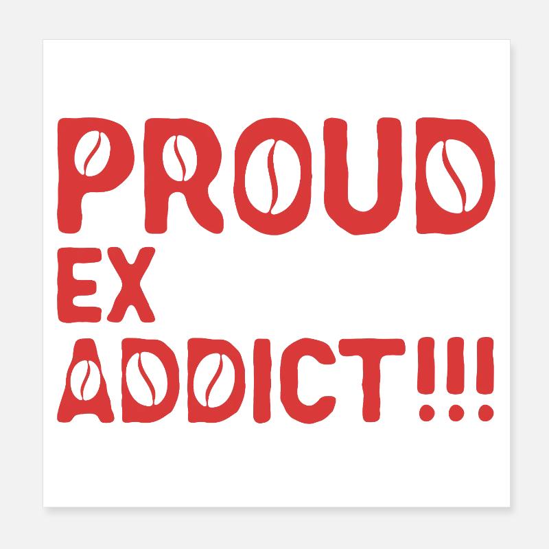 Coffee withdrawal decaffeinated ex-coffee drinker Poster 8" x 8" (20x20 cm)