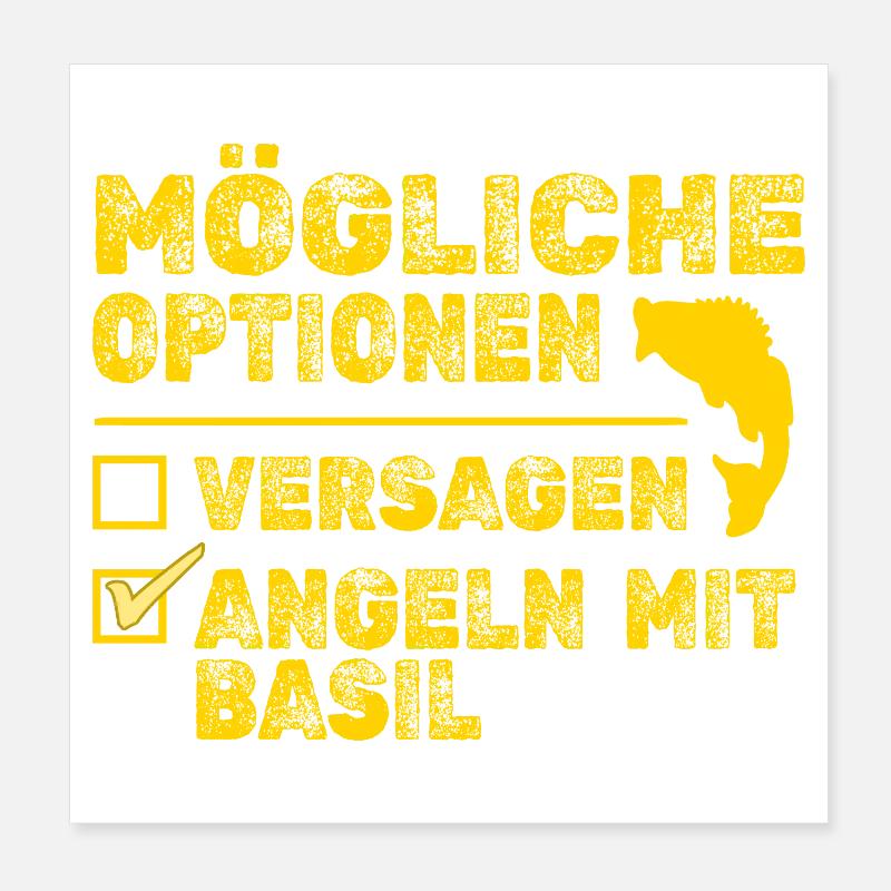 Basil Basil Poster 8" x 8" (20x20 cm)