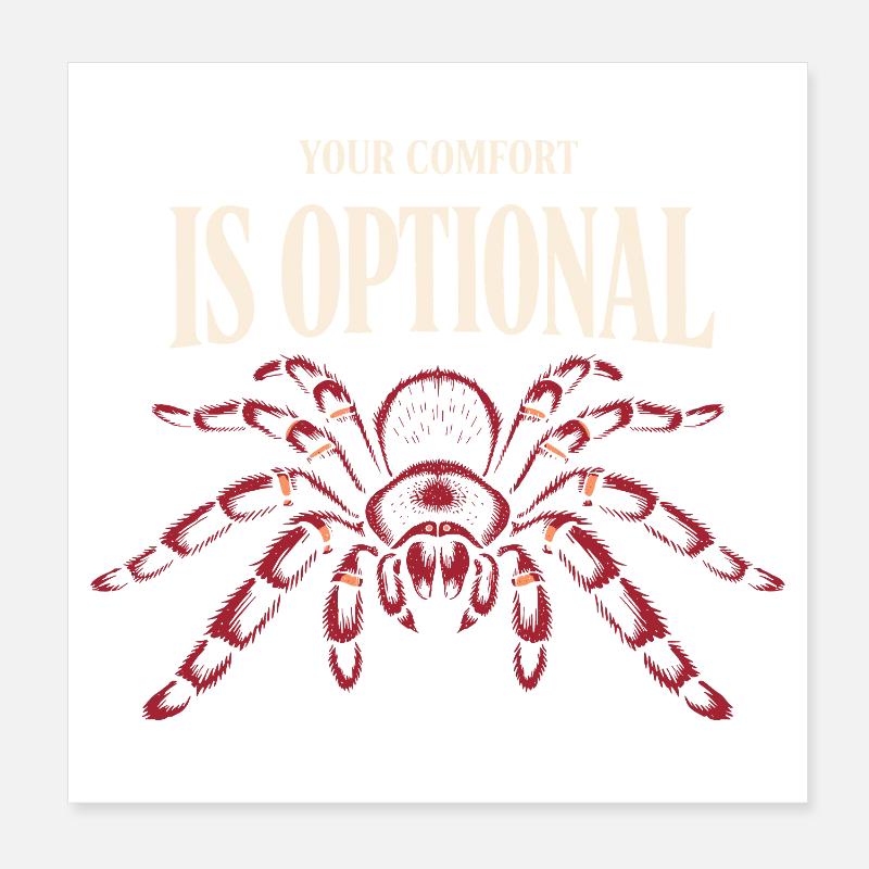 Propriétaire d’araignée Propriétaire de la Tarentule Poster 20 x 20 cm