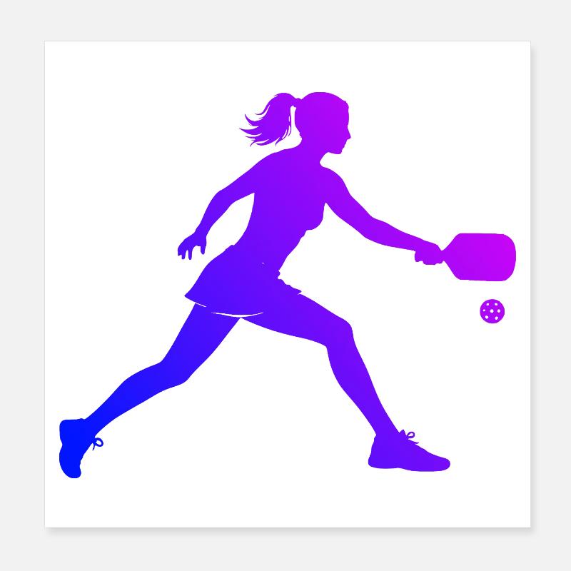 Idée de communauté Pickleball pour les fans de Pickleball Poster 20 x 20 cm