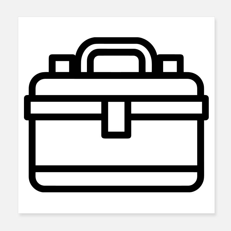 boîte à outils Poster 20 x 20 cm