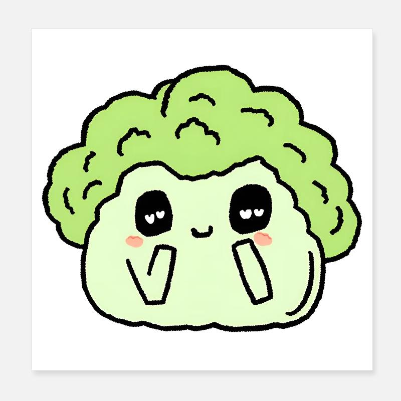 Brocoli Poster 20 x 20 cm