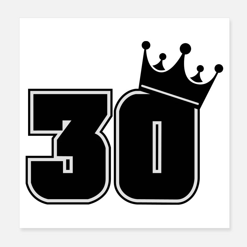 30 Poster 20x20 cm