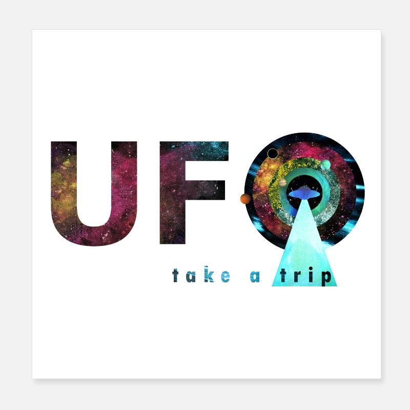 ufo - take a trip Poster 20x20 cm