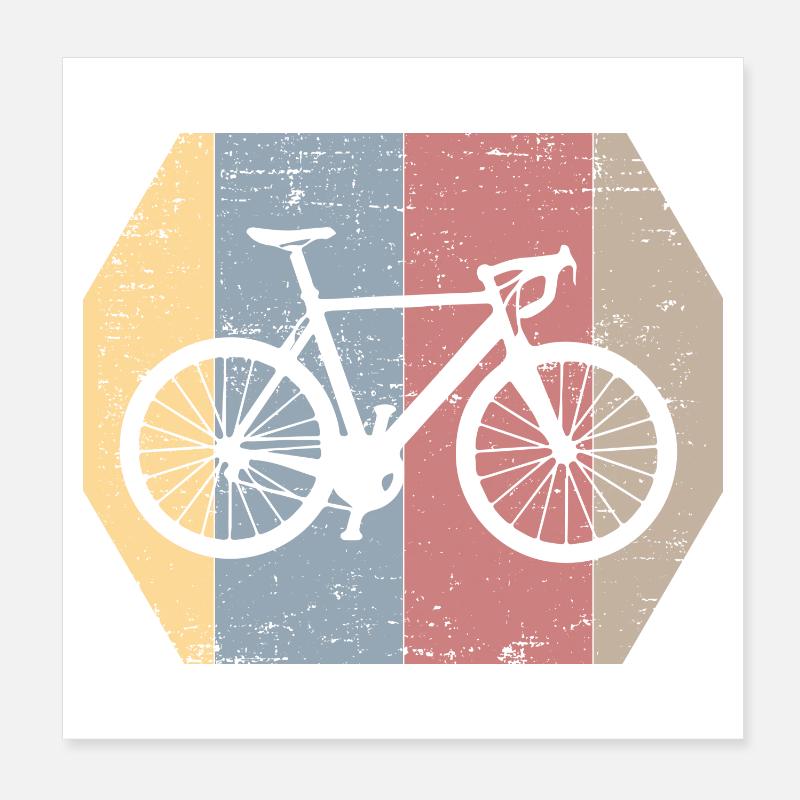 bicycle Poster 8" x 8" (20x20 cm)