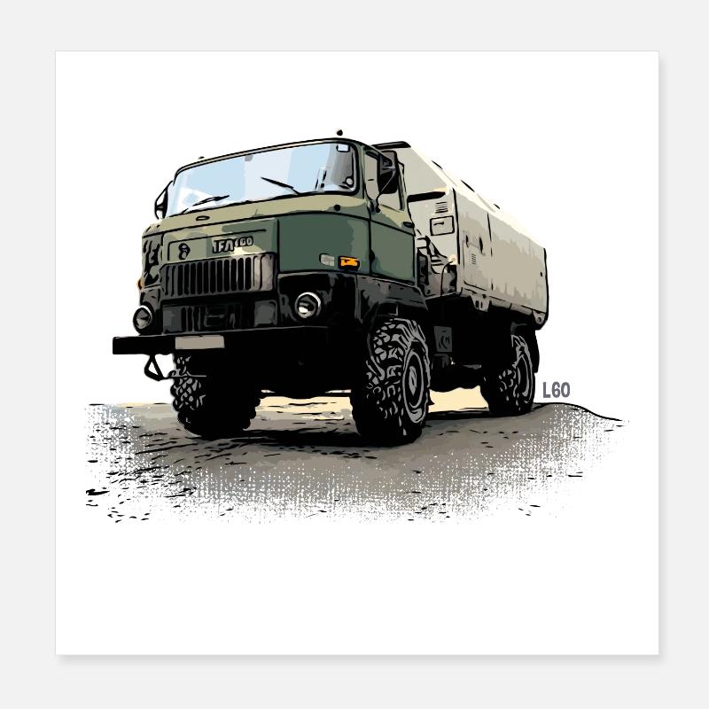 CGPI | L60 | RDA | CAMION Poster 20 x 20 cm
