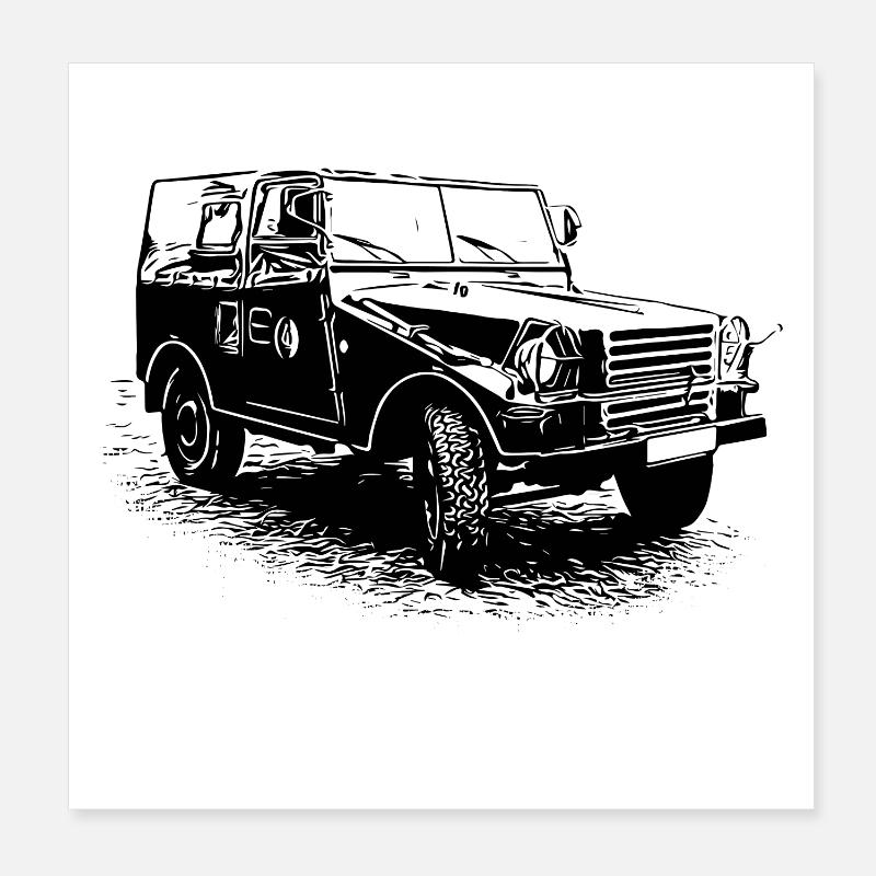 IFA P3 | DDR | NVA Poster 20x20 cm