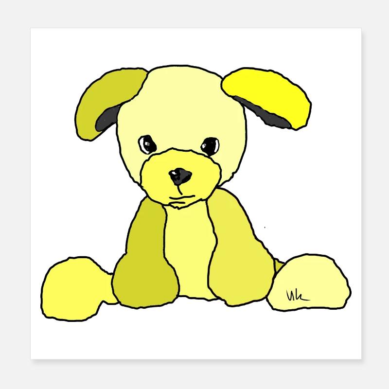 Dog Comic Poster 8" x 8" (20x20 cm)