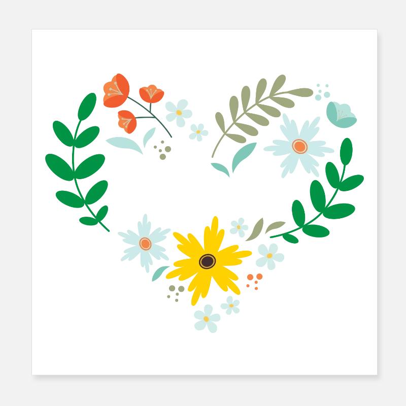 Beste Mutter aller Zeiten Poster 20x20 cm