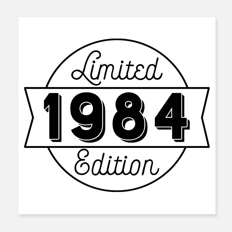 Année de naissance : 1984 Poster 20 x 20 cm