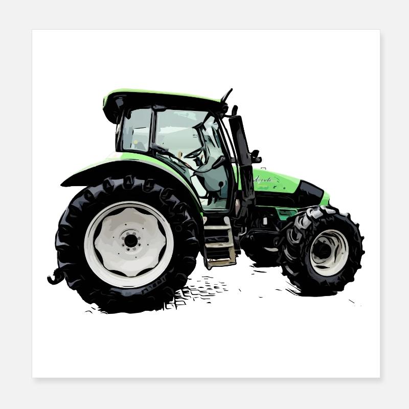 Traktor AGROTRON K110 Poster 20x20 cm