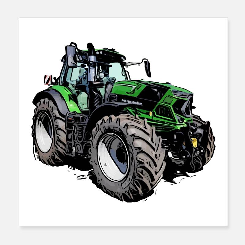 Agrotron 230 MK3 Poster 8" x 8" (20x20 cm)