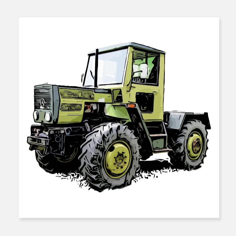 Alter MB trac 800 Poster 20x20 cm
