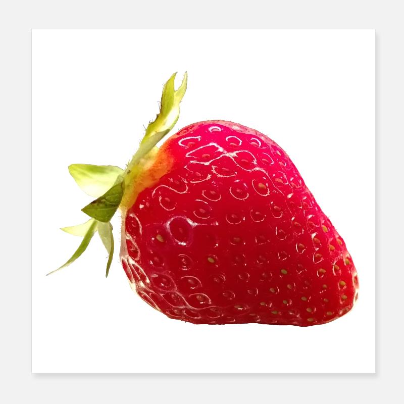 STRAWBERRY Poster 8" x 8" (20x20 cm)