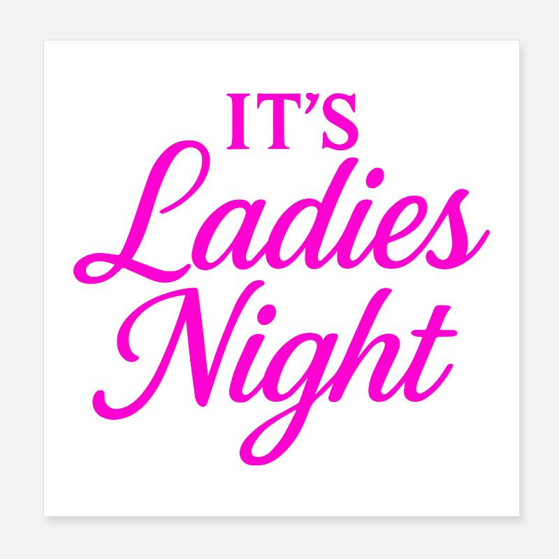 Sa Soirée des Dames Poster 20 x 20 cm