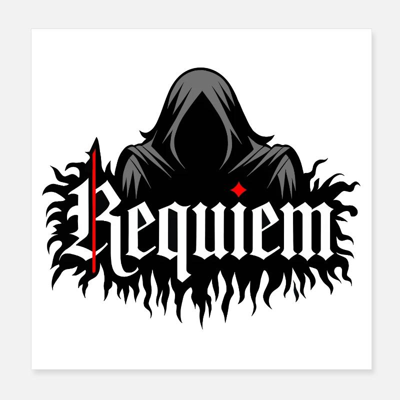 Requiem Poster 20 x 20 cm