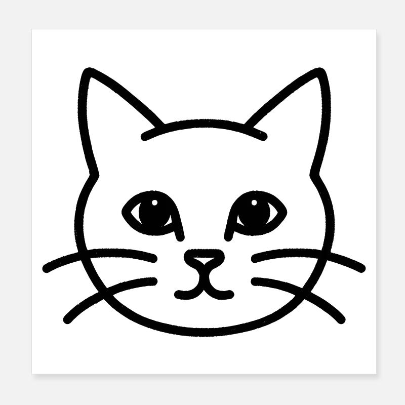 Chat Chat Chat Poster 20 x 20 cm