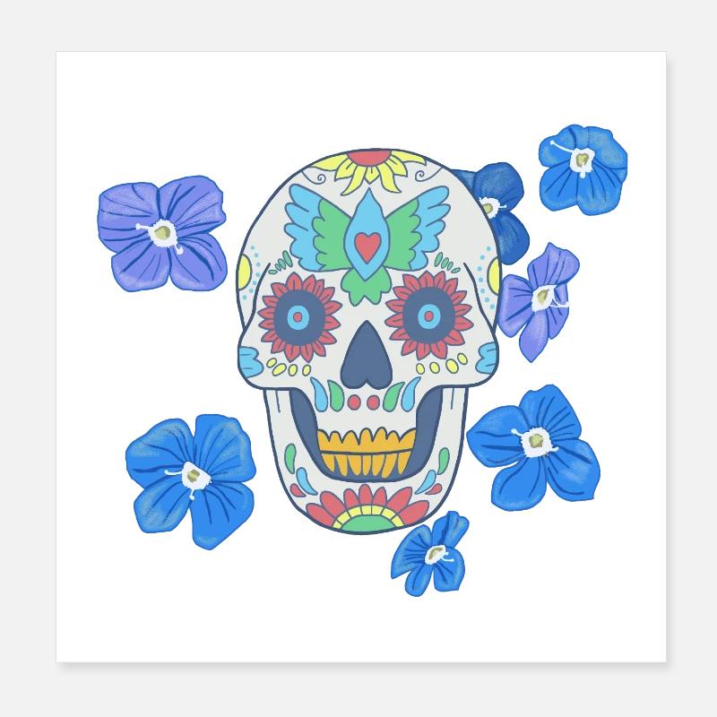 Mexican Sugar Bowl Poster 8" x 8" (20x20 cm)