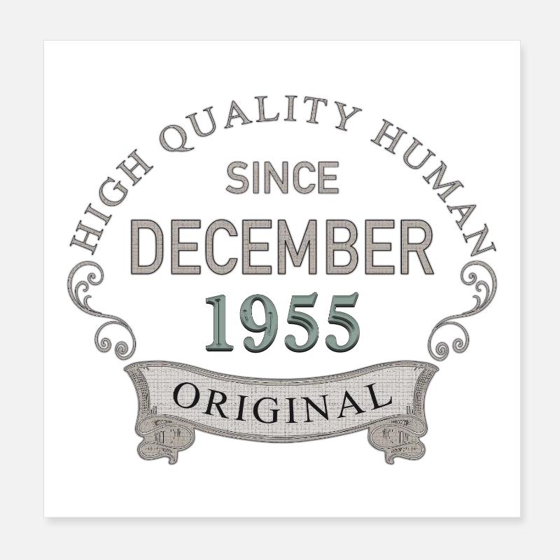 Since_December_1955 Poster 8" x 8" (20x20 cm)