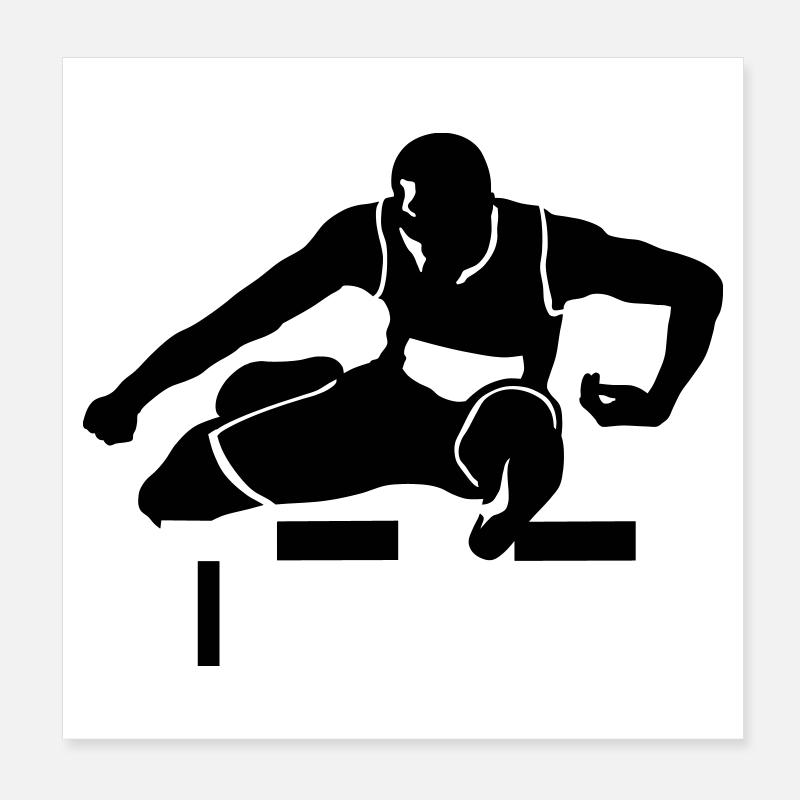 athletics Poster 8" x 8" (20x20 cm)