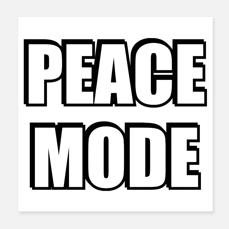 Mode Paix Poster 20 x 20 cm