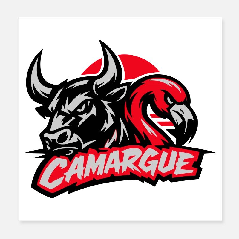 Camargue Poster 20 x 20 cm