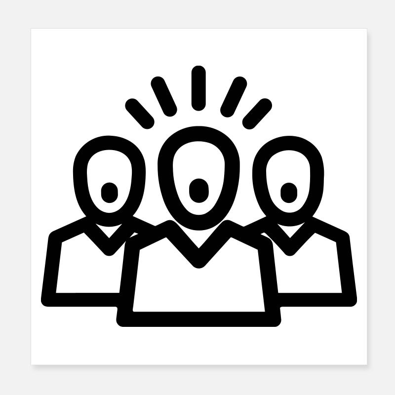 chorale Poster 20 x 20 cm