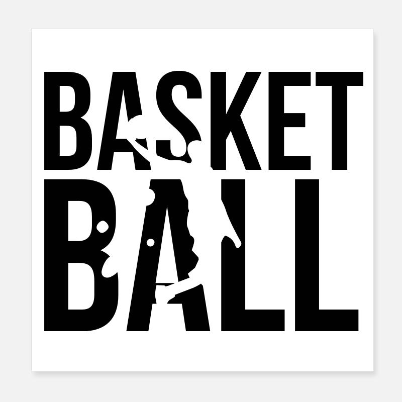 basket-ball Poster 20 x 20 cm