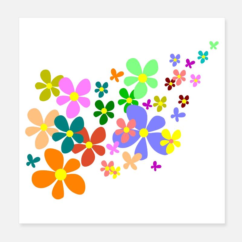 lenz frühling Poster 20x20 cm