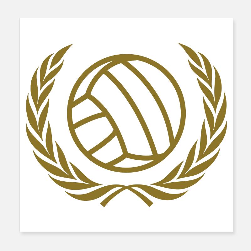 Volleyball Poster 20 x 20 cm