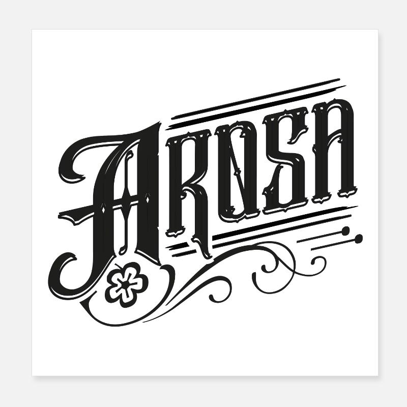 Arosa Poster 20x20 cm