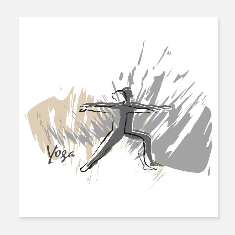Dein Yoga-Style Poster 20x20 cm