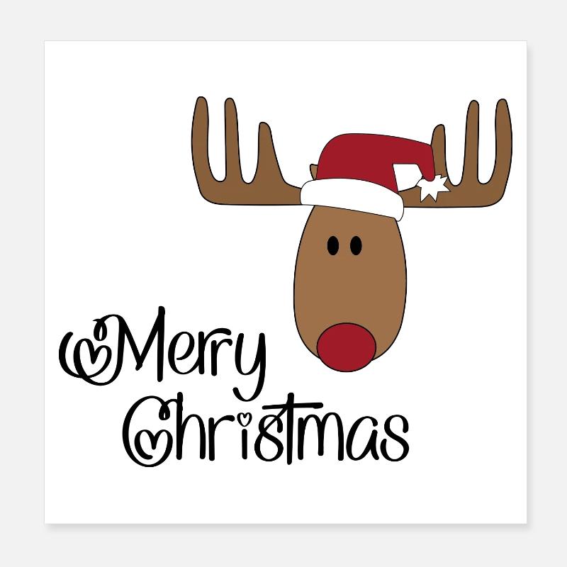 Joyeux Noël Poster 20 x 20 cm