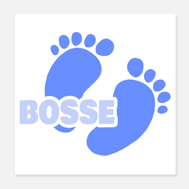 Bosses Poster 8" x 8" (20x20 cm)