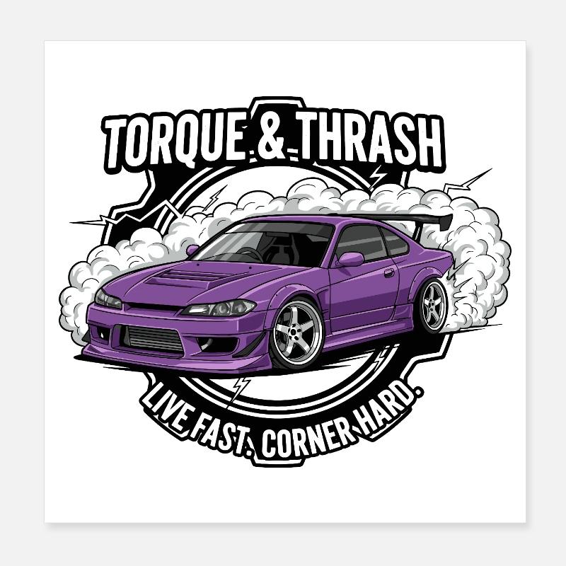 Coppia e Thrash Poster 20x20 cm