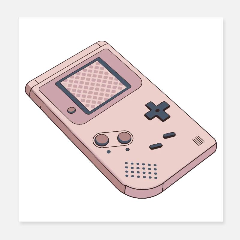 Game Boy pastel rétro Poster 20 x 20 cm