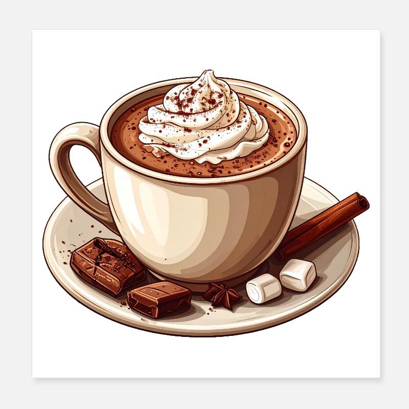 cacao Poster 20 x 20 cm