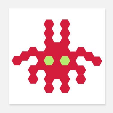 Alien Bug Poster 20 x 20 cm