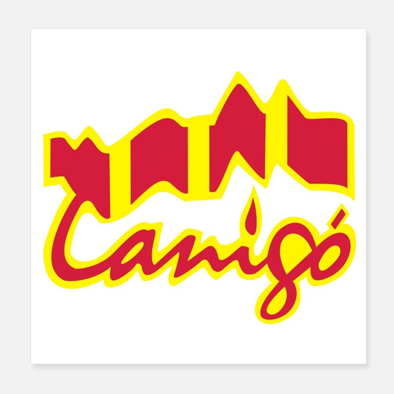 Canigo Catala Poster 8" x 8" (20x20 cm)