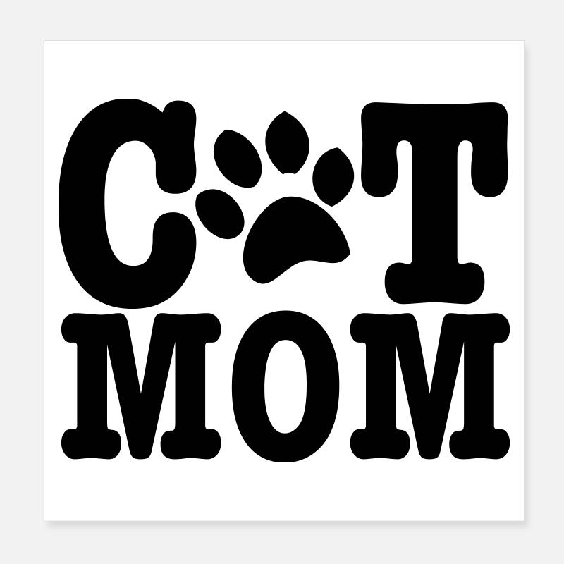 katzen Poster 20x20 cm