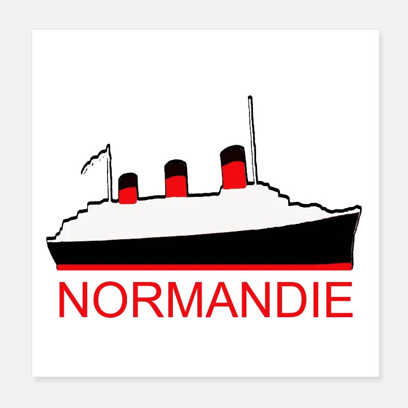 NORMANDY PACKAGE Poster 8" x 8" (20x20 cm)